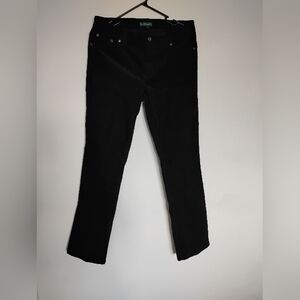Ralph Lauren Black Corduroy Women's Pants Size 8